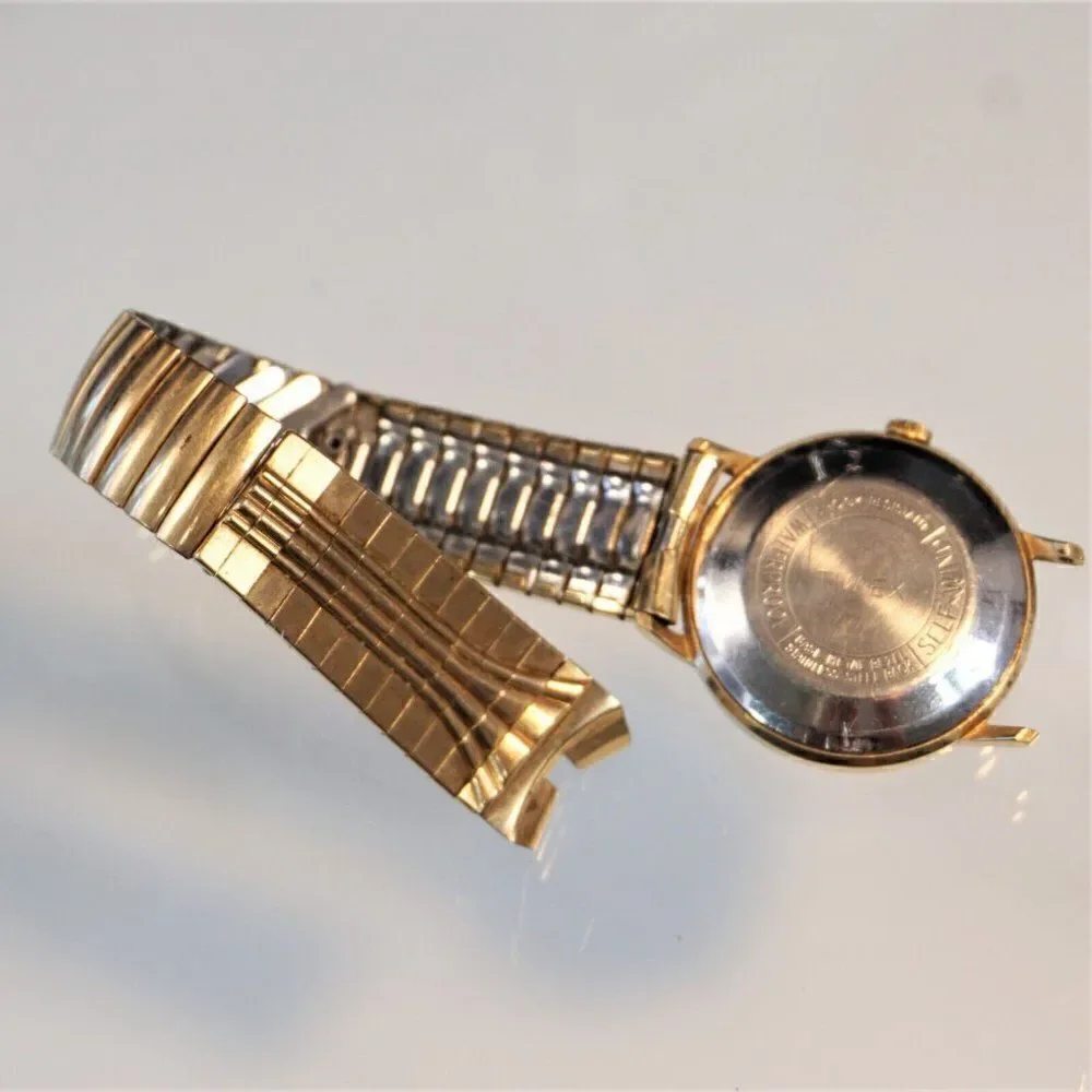 Vintage 1960s Timex 68247467 Watch 21 Jewel Not Running 1/20 10K GF Bracelet